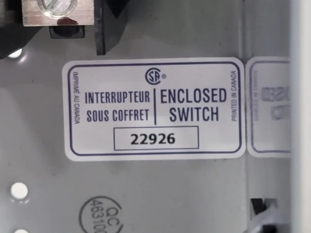 60 Amp Service Entrance Switch SE222