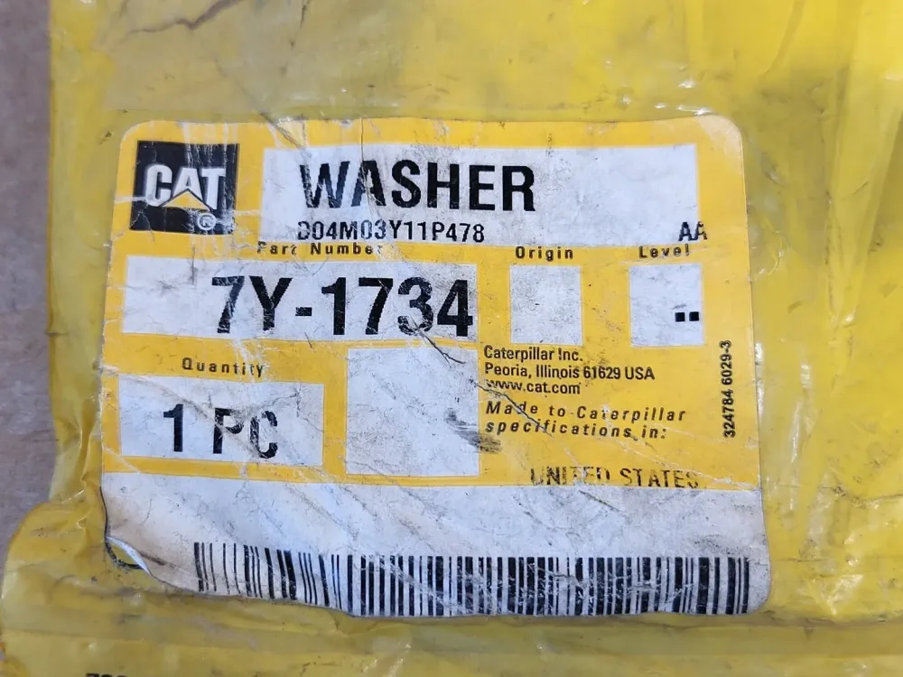 M20 ID Steel Flat Washer 7Y-1734