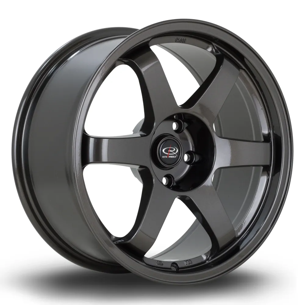 Rota Grid 18x8.5" 5x100 ET44, Gunmetal