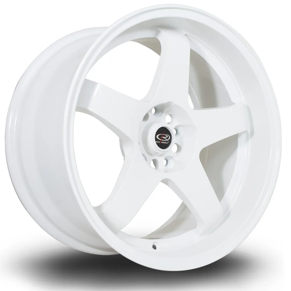 Rota GTR-D 18x9.5" 5x114.3 ET12, Parelmoer