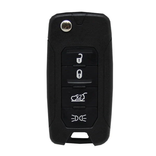 Folding Remote Control Shell 4 Buttons Chrysler Jeep Fiat - Sip22 Profile