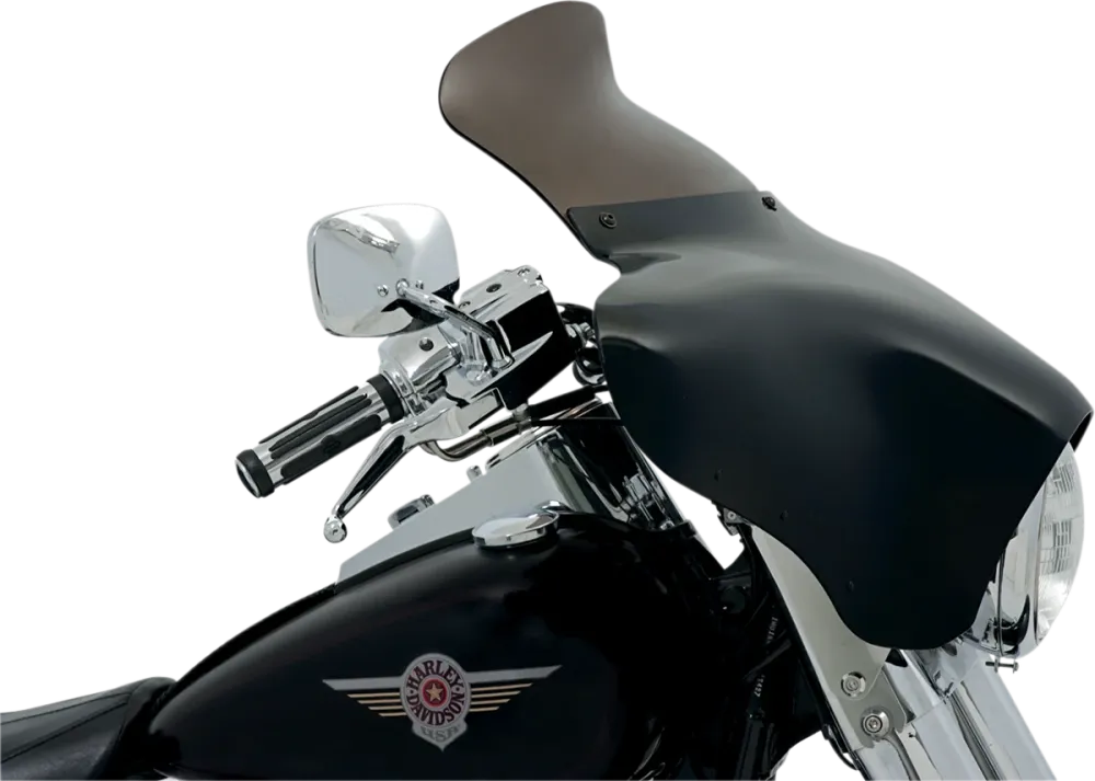 Premium Carbon Fiber Memphis Shades MEP8561 9" Batwing Fairing Spoiler Smoked