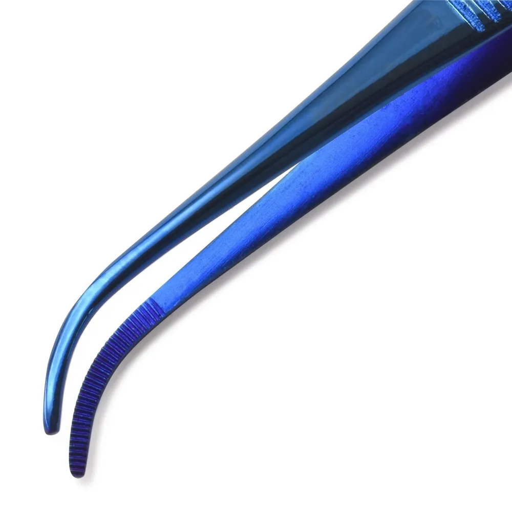 Micro Tweezer, 45 Degree Curve, Duurzaam titaan Plated