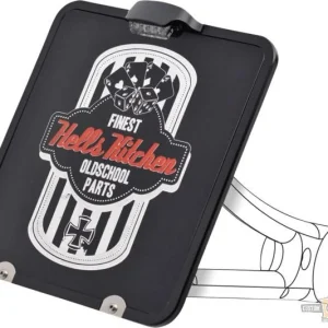 Voorruit wisserarm License Plate Replacement Clamping Wahshers Gepolijst Harley-Davidson