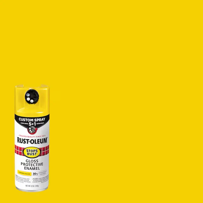 Geconcentreerde reiniger Rust-Oleum Stops Rust 5--1-Pack Gloss Sunburst Geel Spray Paint (NET WT. 12-oz)