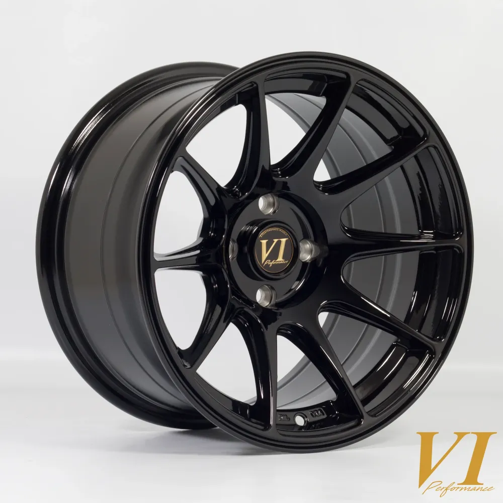 Rota BDR 15x8.25" 4x100 ET0, Gloss Zwart
