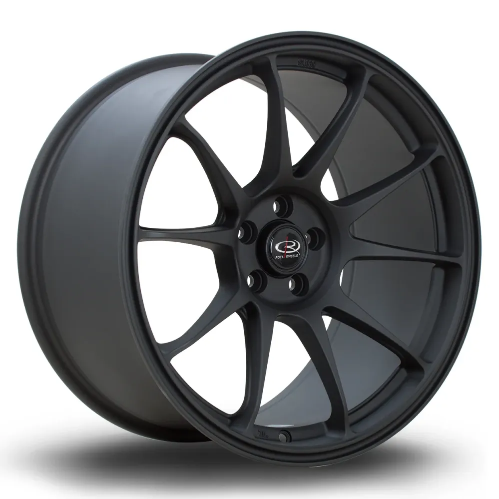Rota Titan 18x9.5" 5x100 ET35, Flat Koolzwart