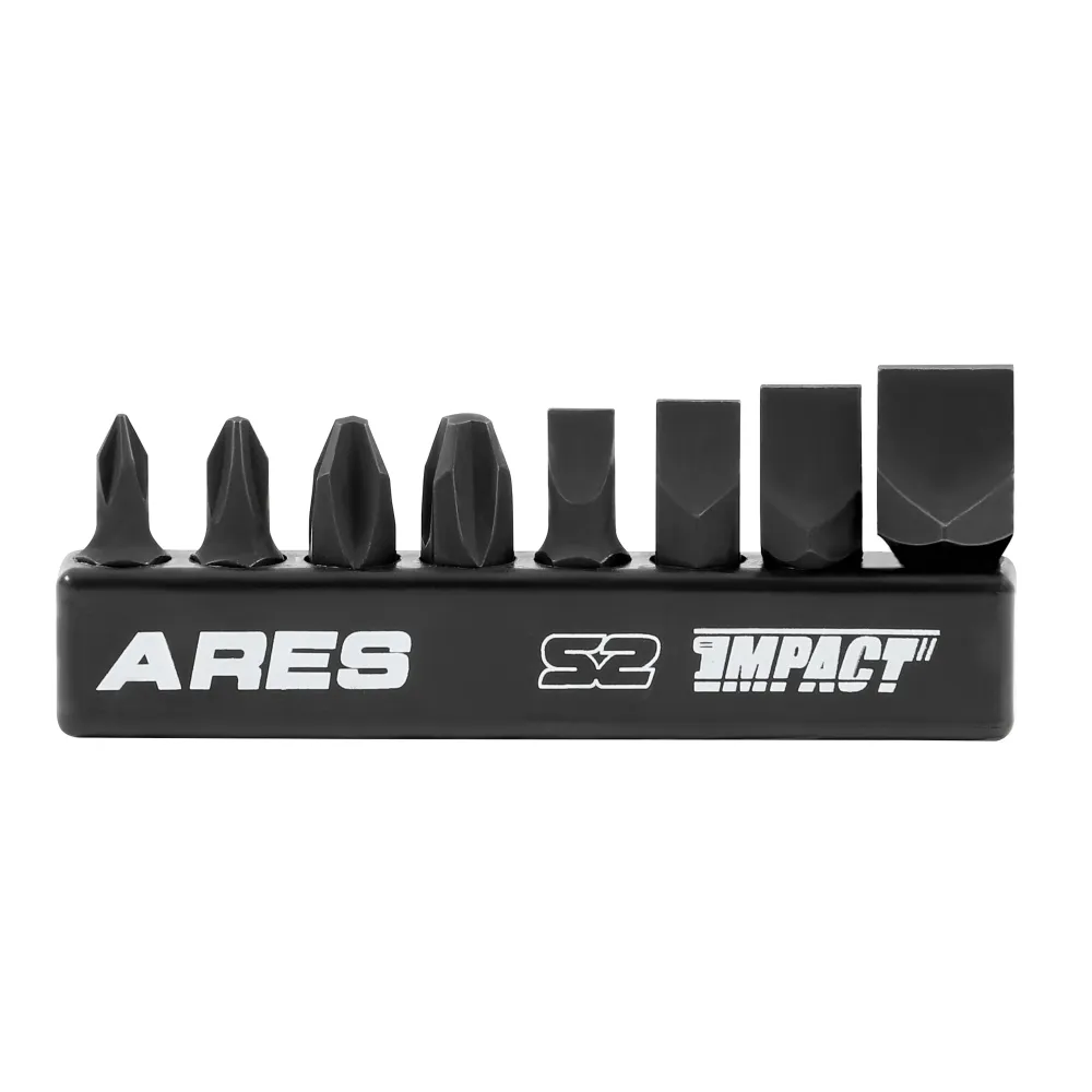 ARES 70013 - 8 pc. Impact Bit Set Bit Driver