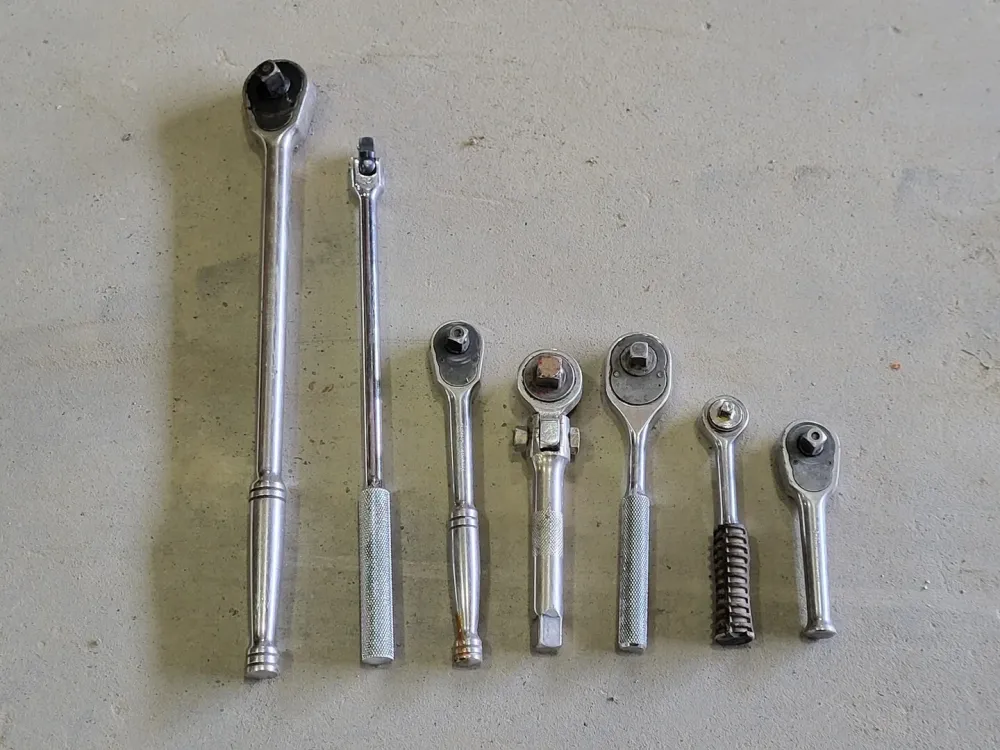 Assorted Ratchet 1/2" & 3/8" Drive, SA12AL, SA38A, 5266, 5249