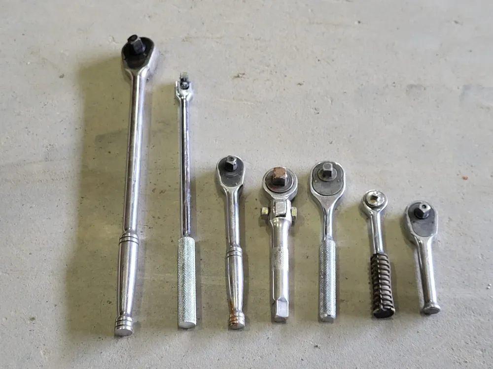 Assorted Ratchet 1/2" & 3/8" Drive, SA12AL, SA38A, 5266, 5249