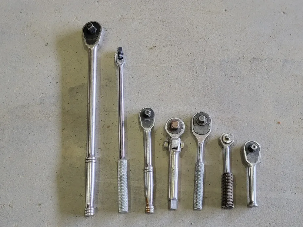 Assorted Ratchet 1/2" & 3/8" Drive, SA12AL, SA38A, 5266, 5249