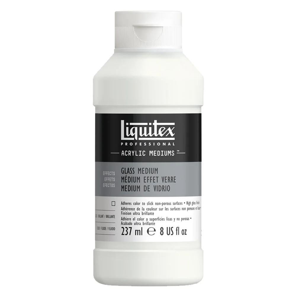 Liquitex - Glaswerk Medium (medium de vidrio) - 8oz met Oppervlakte-actieve Stoffen