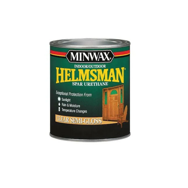Minwax Helmsman Clear Semi-Gloss Oil-Based Varnish (1-Quart)