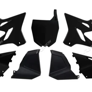Kit plastica RACETECH Replica (2015) Negro Yamaha YZ125 / 250 zilver zwart