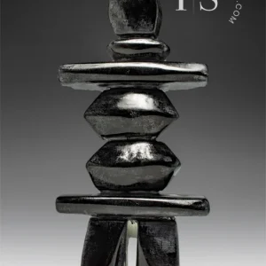 Premium Zwart 10" Inukshuk Matiusi Kimgwatsiaq *Kimgwatsiaq No. 15*