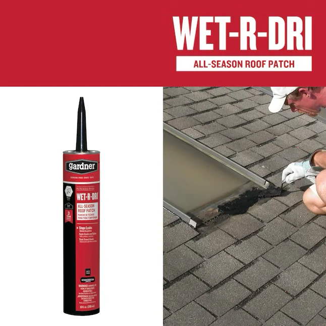 Gardner Wet-R-Dri 10-oz Cement Roof Sealant