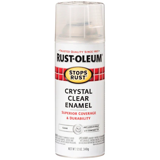 Rust-Oleum Stops Rust Gloss Crystal Helder Spray Paint (NET WT. 12-oz)