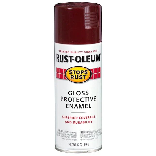 Rust-Oleum Stops Rust Gloss Merlot Spray Paint (NET WT. 12-oz)