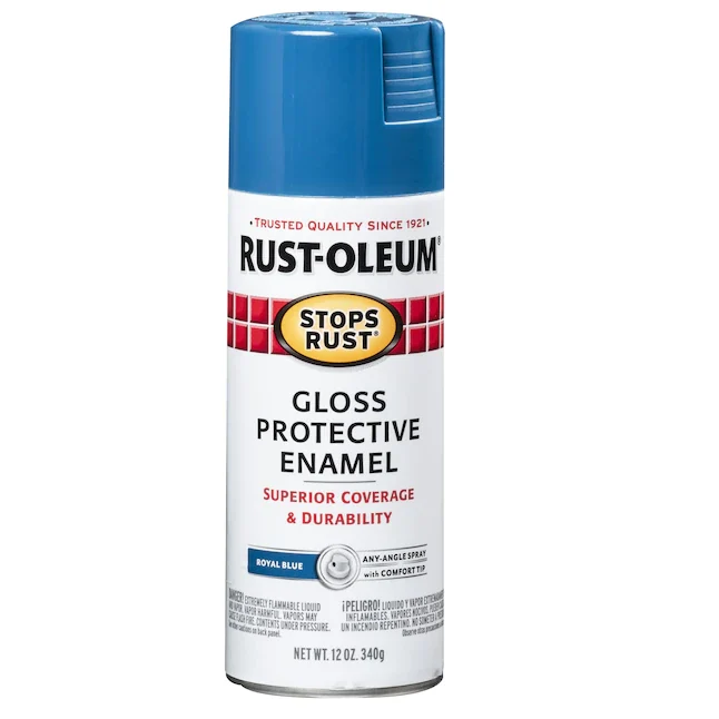 Rust-Oleum Stops Rust Gloss Royal Blauw Spray Paint (NET WT. 12-oz)
