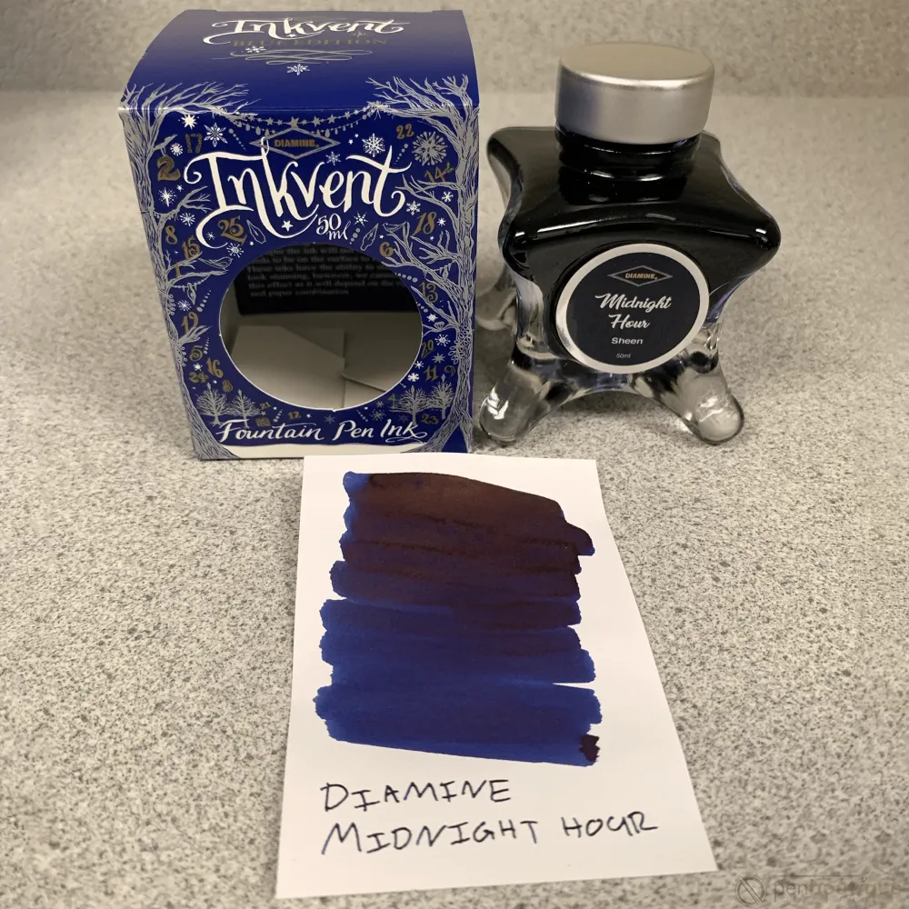 Diamine Sheen Ink Bottle - Midnight Hour