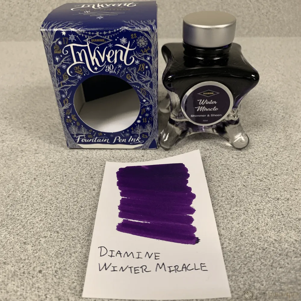 Diamine Shimmer & Sheen Ink Bottle - Winter Miracle