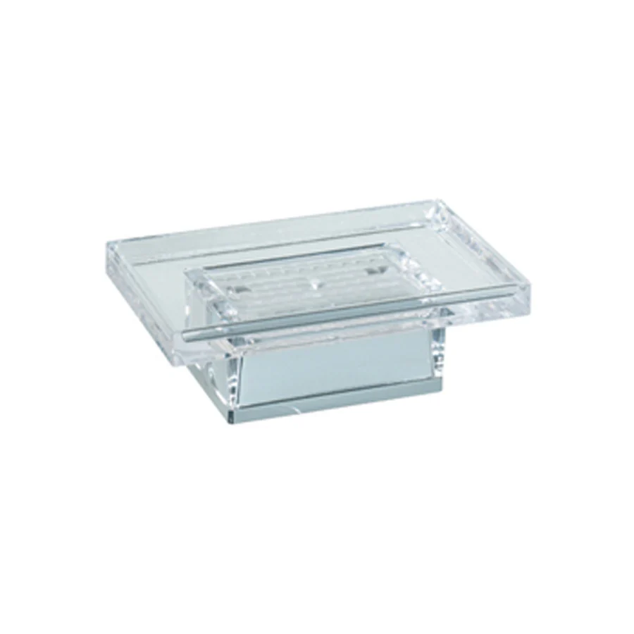 Koh-i-Noor LEM transparent color polycarbonaat countertop soap dish