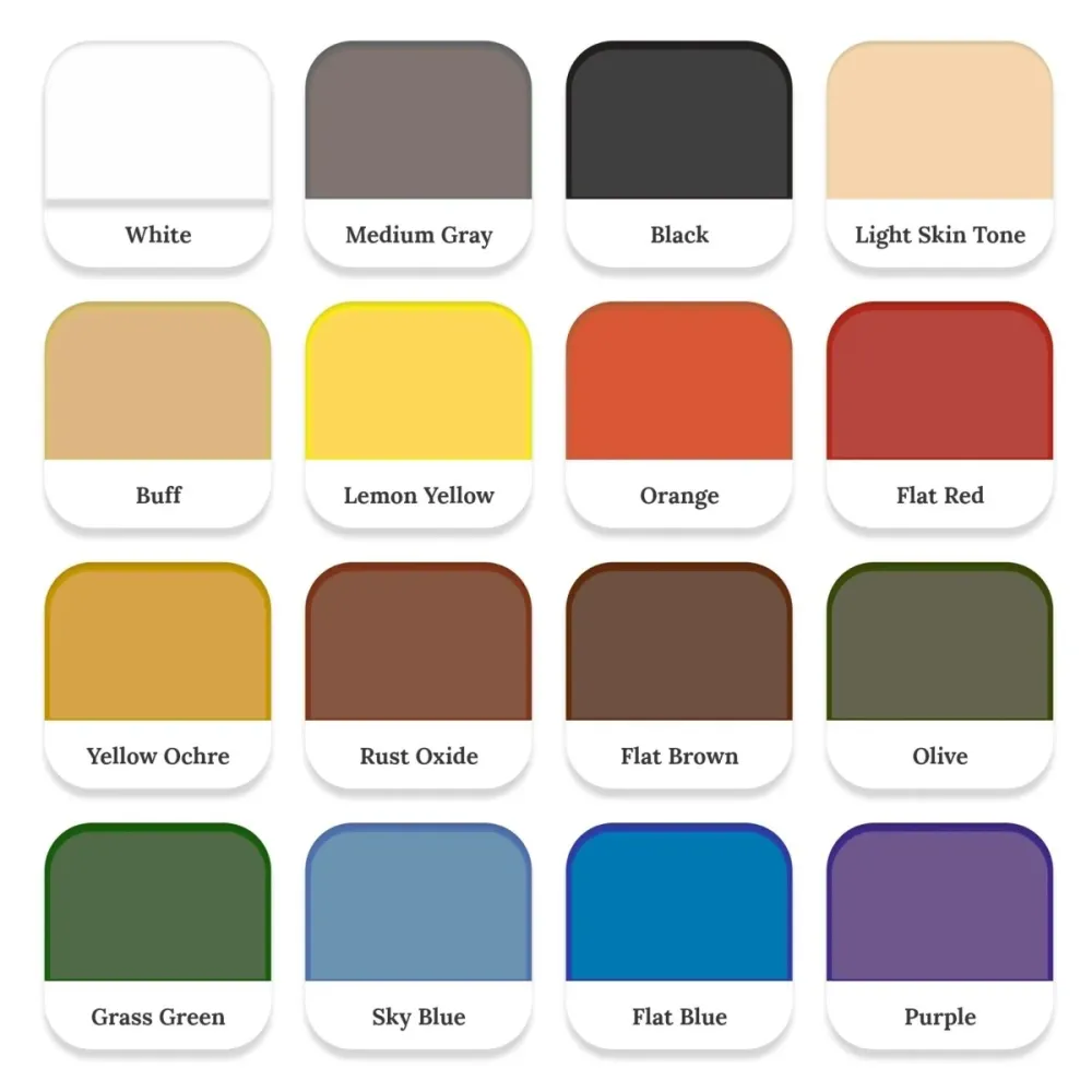 Micro-Mark Flat Bruin Acrylic Paint, 20ml