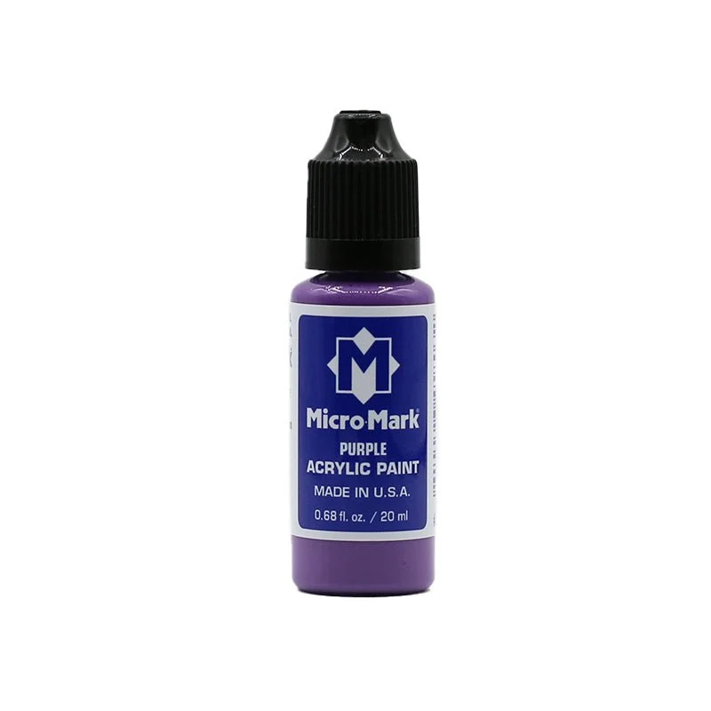 Micro-Mark Purple Kunststof glas Paint, 20ml