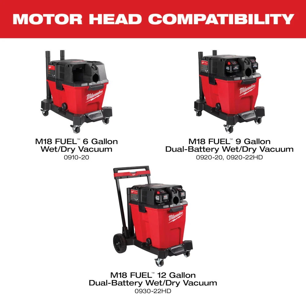 MILWAUKEE 6.5 Peak HP Wet/Dry Vacuum Motor Head