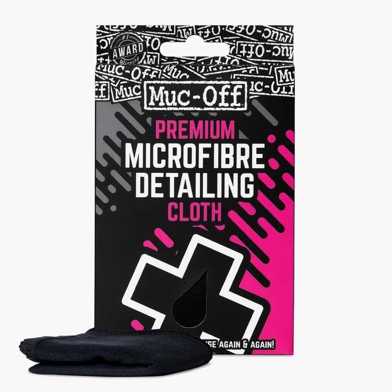 Paño de microfibra MUC-OFF Topklasse, especial para casco y pantalla