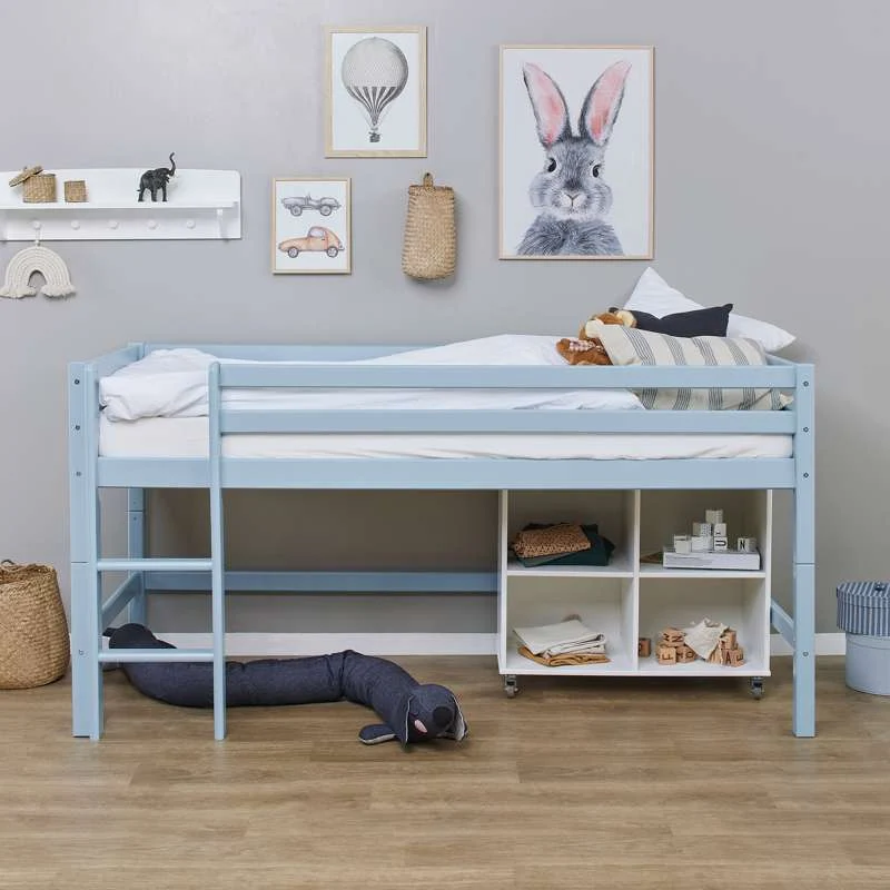 Hoppekids ECO Dream - Halvhøj Modul - 90x200 - Dream Zeeblauw