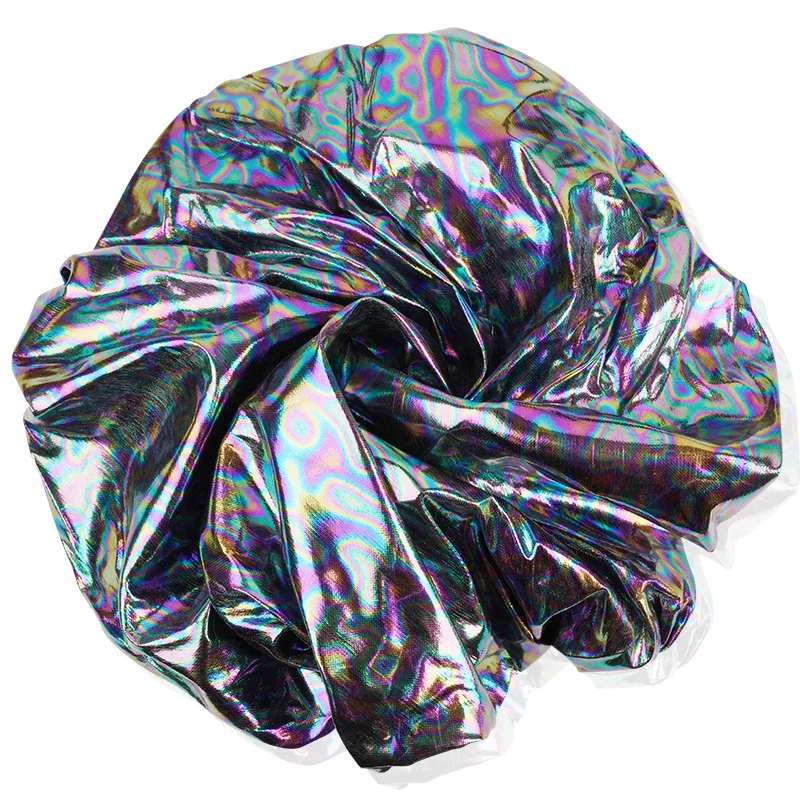 Ms. Remi Silky Satijn Vivid Bonnet XL, 1 Piece Sleep Cap, Platinum Leopard