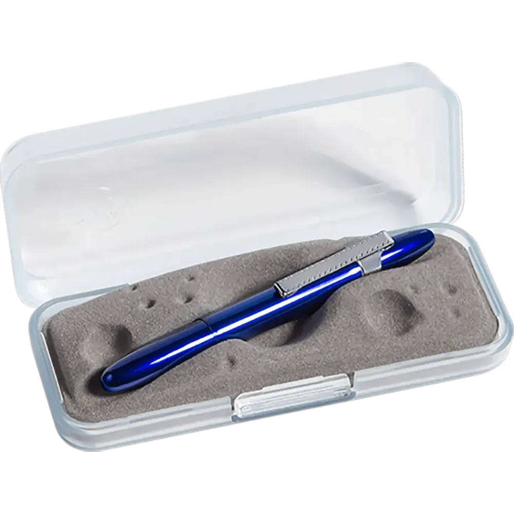 Fisher Space Zeeblauw Moon Bullet Clip Ballpoint Pen