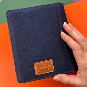Girologio Van katoen Denim Pen Case - 12 Zip