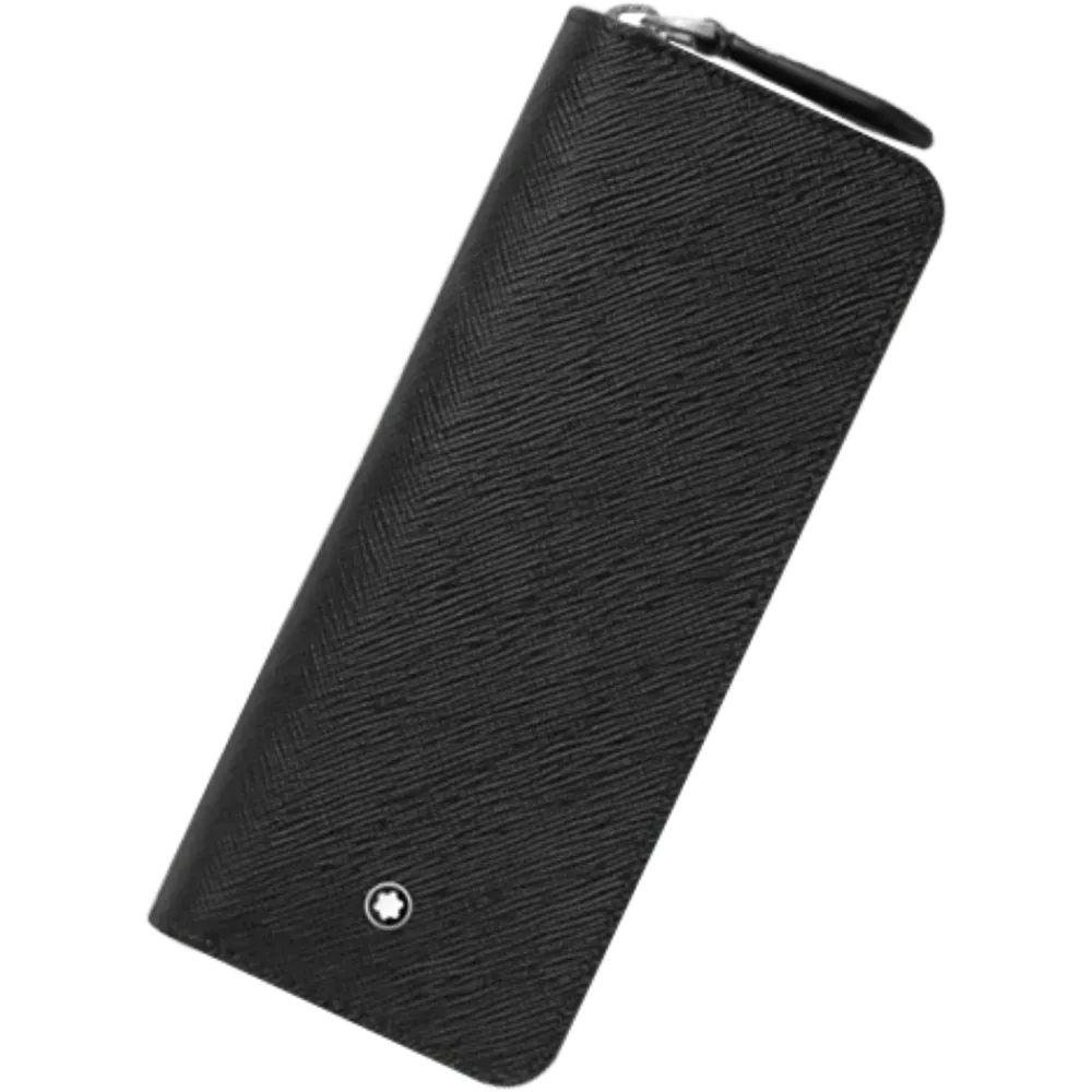 Montblanc Sartorial 2 Pen Pouch - Ravenzwart (Zip Closure)