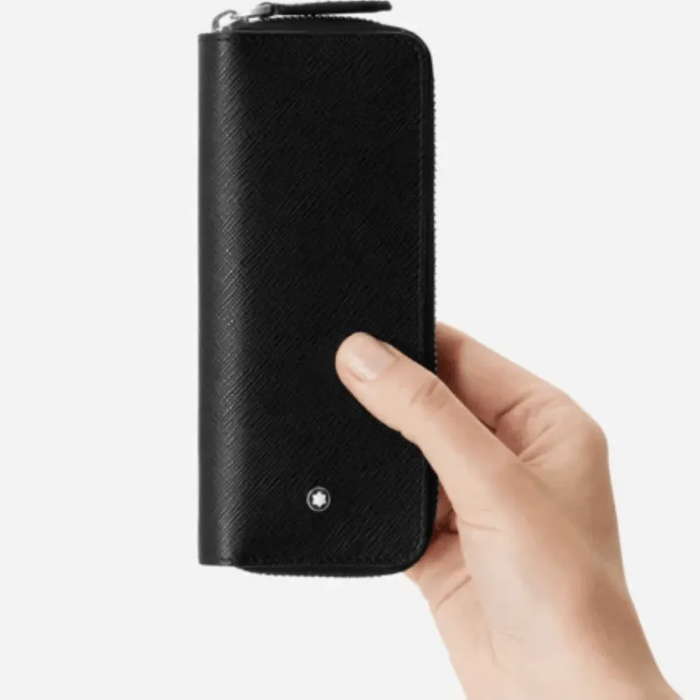 Montblanc Sartorial 2 Pen Pouch - Ravenzwart (Zip Closure)