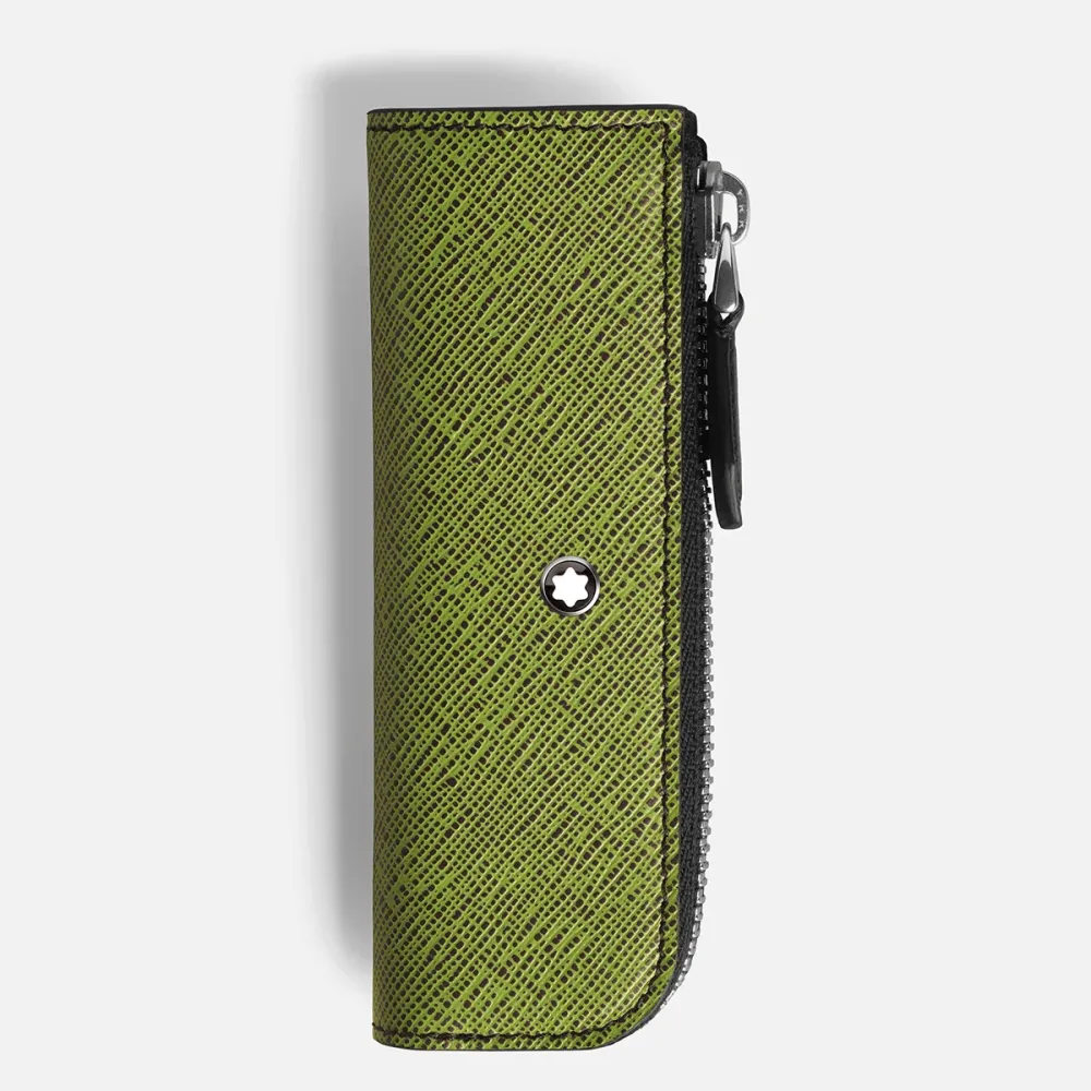 Montblanc Sartorial 1 Pen Pouch - Zipper Closure - Heritage Rouge Et Noir Baby