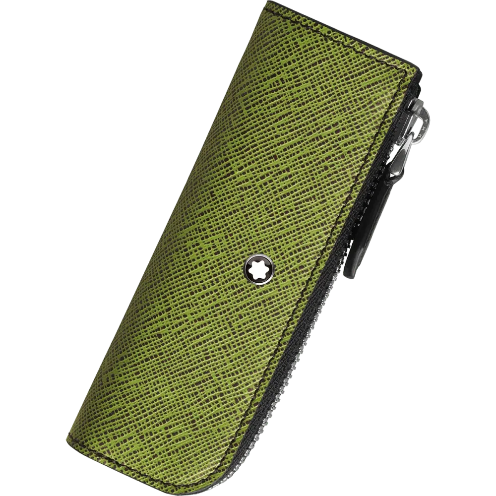 Montblanc Sartorial 1 Pen Pouch - Zipper Closure - Heritage Rouge Et Noir Baby
