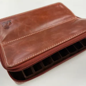 Pen Boutique Yak Echt leer 10 Holder - Crazy Horse