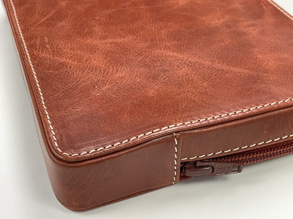 Pen Boutique Yak Echt leer 10 Holder - Crazy Horse