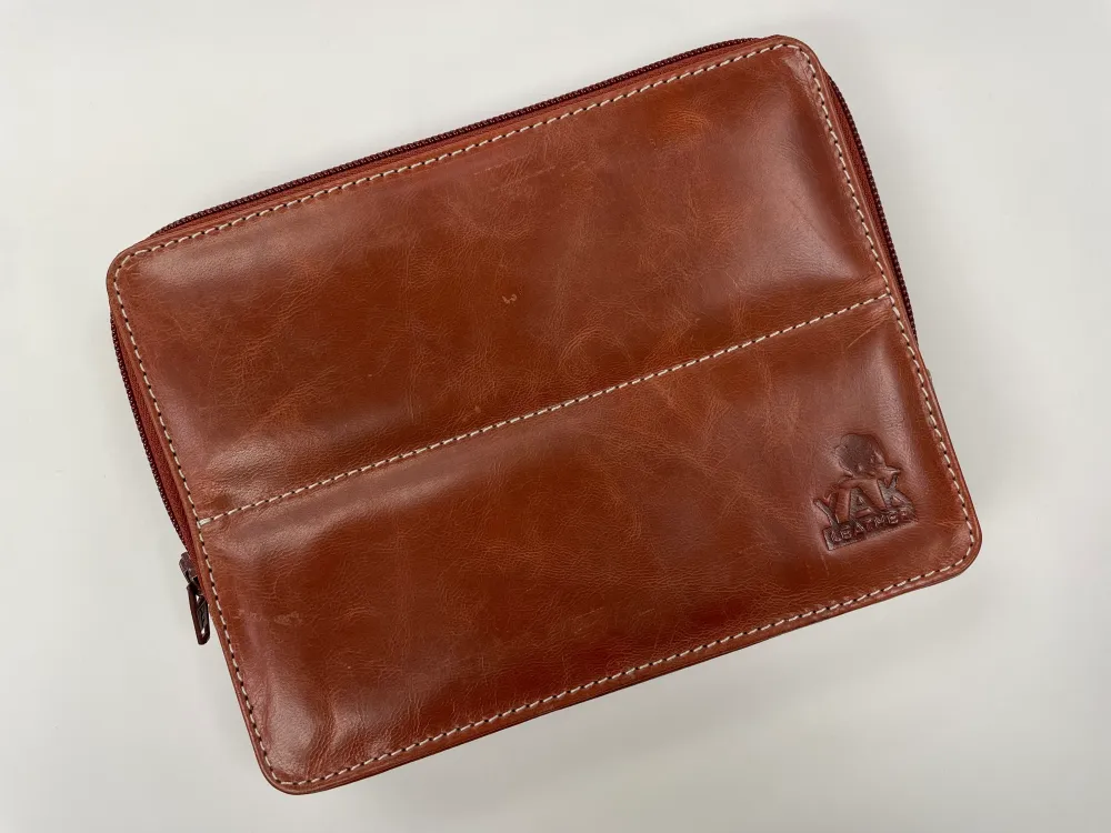 Pen Boutique Yak Echt leer 10 Holder - Crazy Horse
