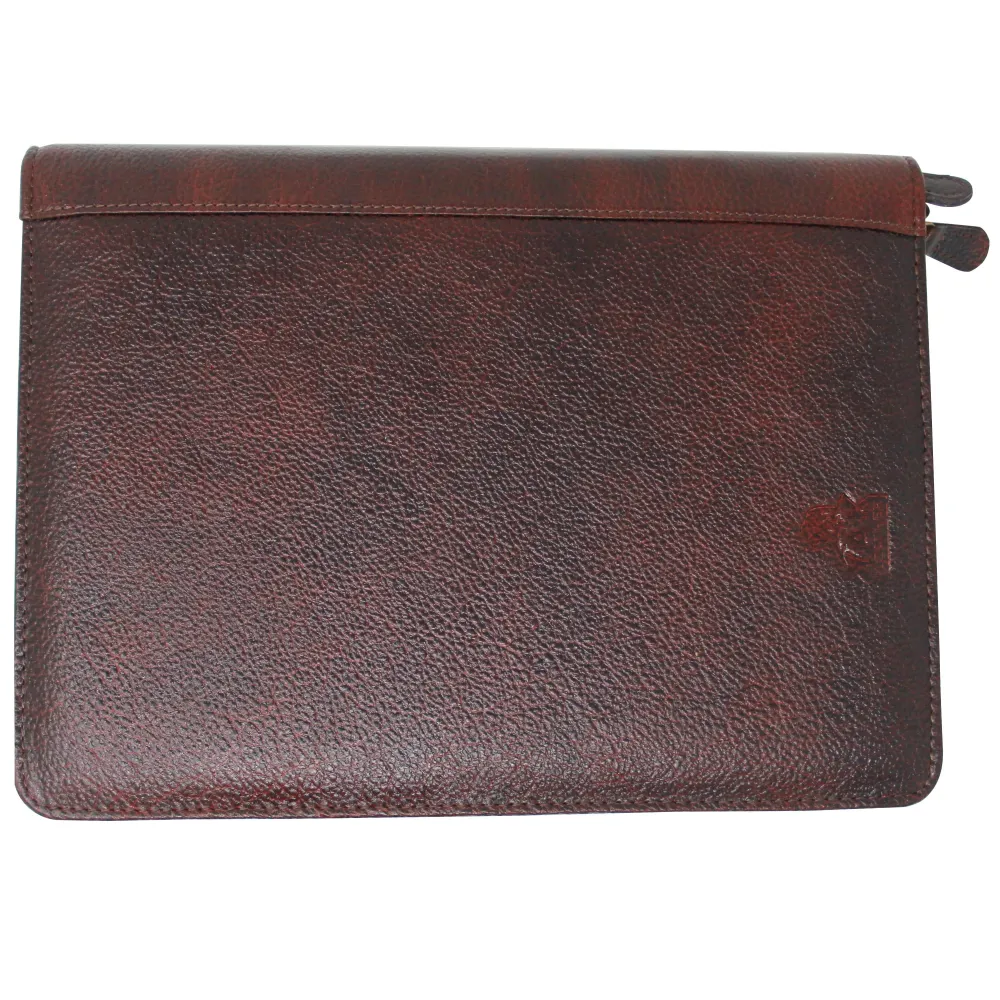 Yak Leather Premium Leder 24 Pen Case - Brown