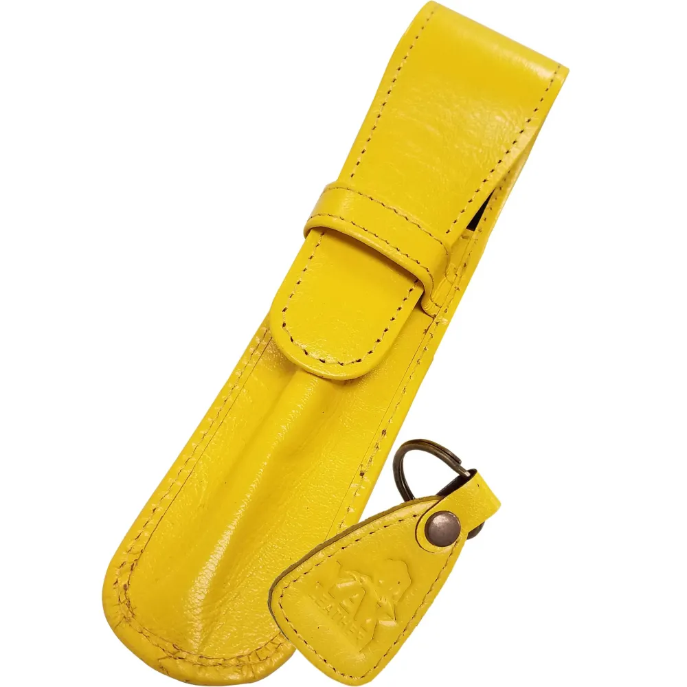 Yak Leather Single Case Flap - Limoncello
