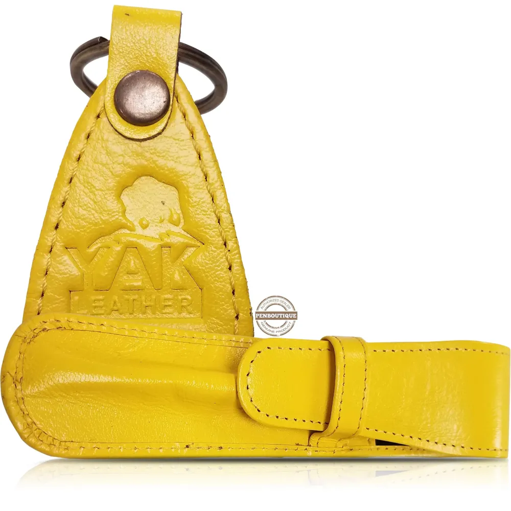 Yak Leather Single Case Flap - Limoncello