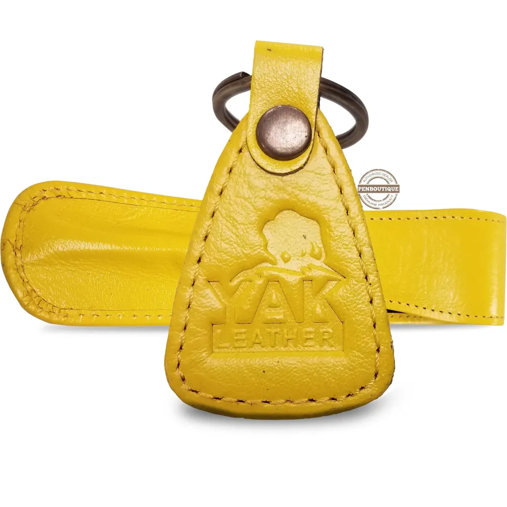 Yak Leather Single Case Flap - Limoncello