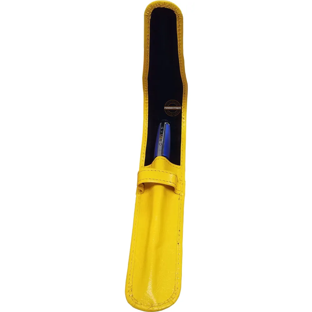 Yak Leather Single Case Flap - Limoncello