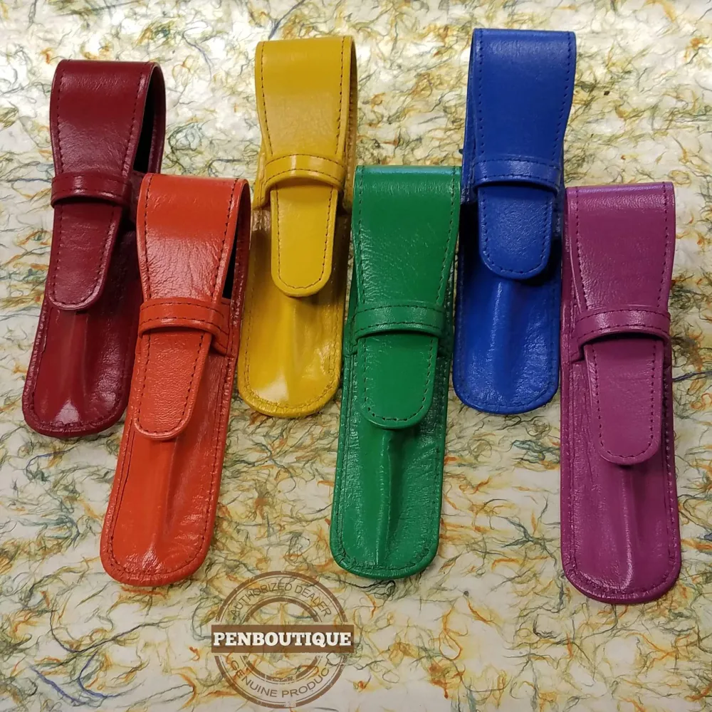 Yak Leather Single Case Flap - Limoncello