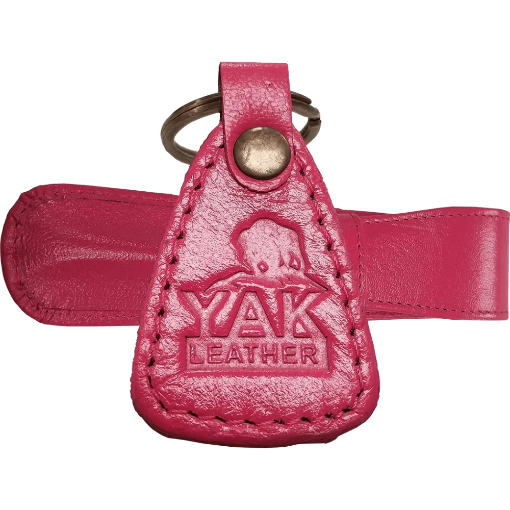Yak Leather Solo Case Flap - Dragonfruit