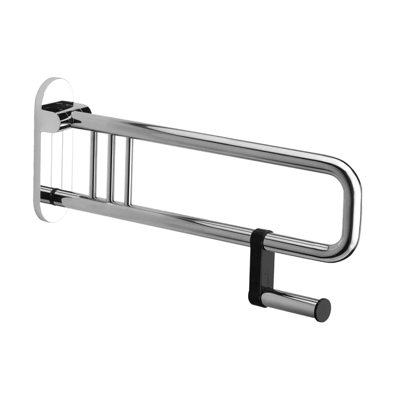 Foldable support roll holder Gedy, subliem aid elderly and disabled, 65 cm - Chrome