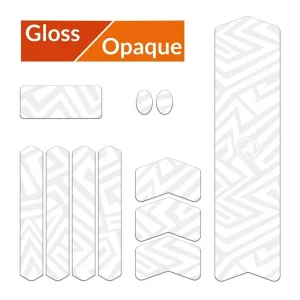Kit adhesivos protectores cuadro ALGIS mate M LINES blanco